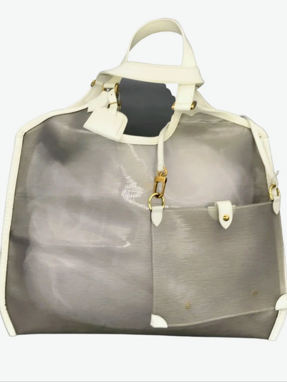 Authentic Louis Vuitton Epi Plage Lagoon Bay Beach Vinyl Tote Bag Limited 2001